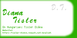 diana tisler business card